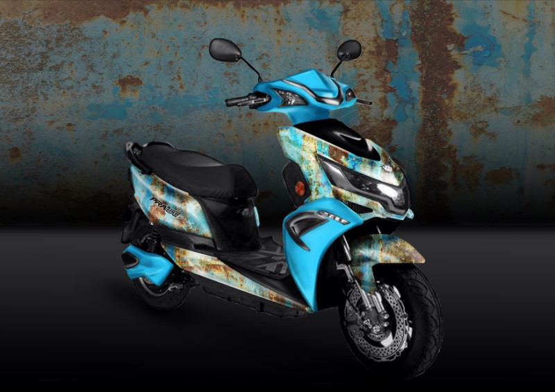 Okinawa custom paint scooters