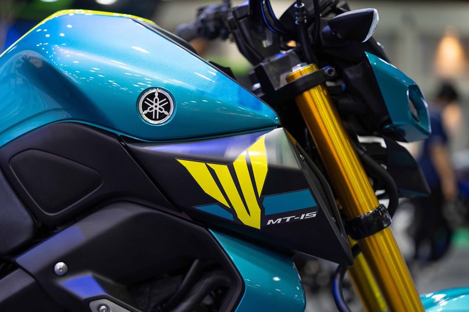 Yamaha MT15 Teal Blue Pics
