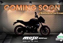 Days Ahead of Launch Mahindra Teases Mojo BS6