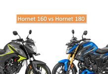 Hornet 180 vs Hornet 160 – List Of 8 Differences