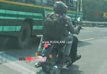 RE 650 Cruiser Spotted Yet Again; This Time with a Pillion