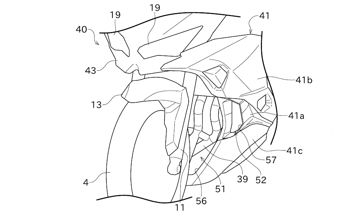 4-Cylinder Kawasaki ZX4R is Real & Here Are Its Design Patent Filings