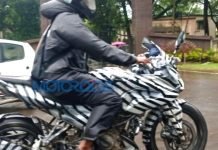Bajaj Doing a Karizma; Clearest Spy Pic of New Pulsar 250F