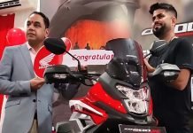 Honda CB200X Deliveries Commence in India Honda cb200x first delivery in India