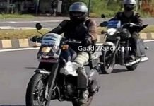 SPIED: RE Scram 411 Spotted Along with Upcoming 650 Cruiser royal enfield 650cc cruiser
