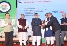 TVS Wins Green Energy Award TVS Motors Green Energy awards