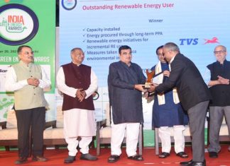 TVS Motors Green Energy awards