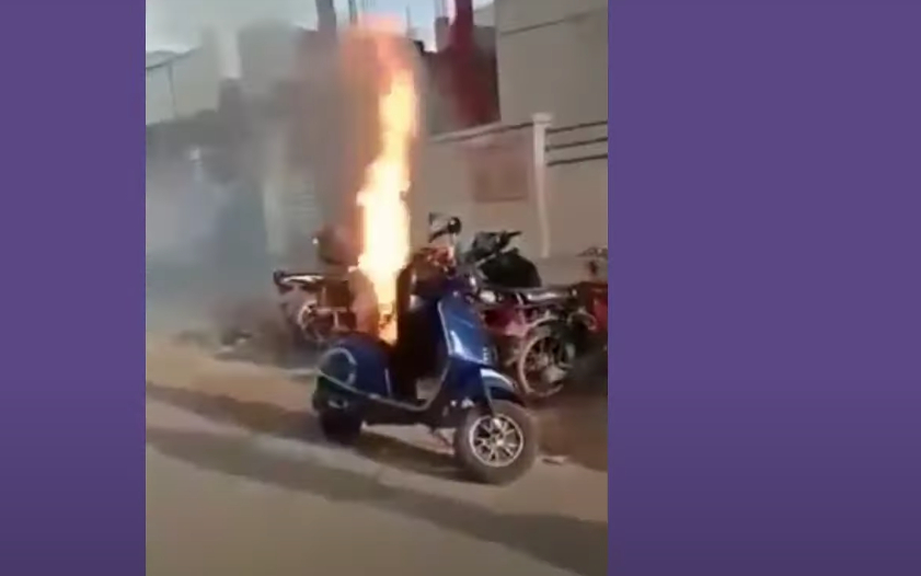 electric scooter fire incidents