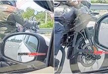 Spied: Once Again Royal Enfield Himalayan 450 Spotted Testing; Clearer Look At Exhaust