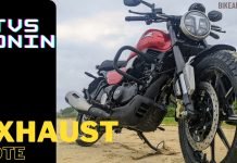 TVS Ronin Exhaust Sound Quick Video