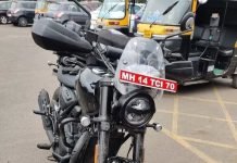 WELCOME!! Bajaj-Triumph Roadster Spied Upclose 1st Time In India