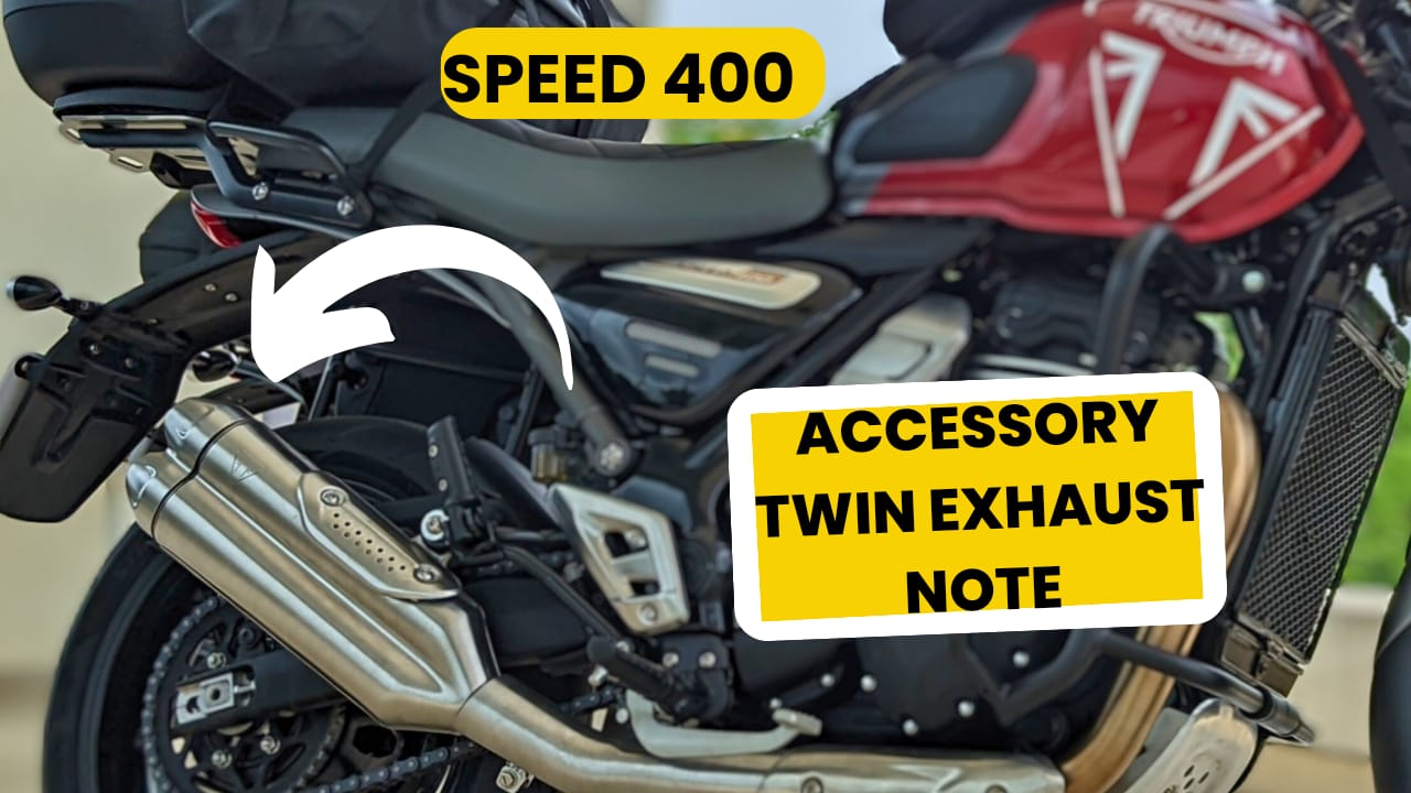 Exclusive: Accessory Speed 400 Twin Exhaust - How Does it Sound? (Video)