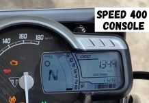 Triumph Speed 400 Instrument Console – QUICK LOOK