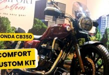 Honda CB350 Comfort Custom Kit Price, Features (Video)