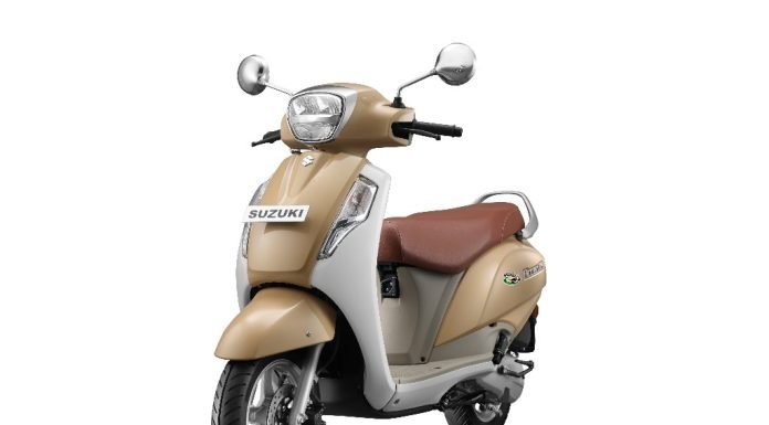 Suzuki-Access-beige-white-dual-tone-color
