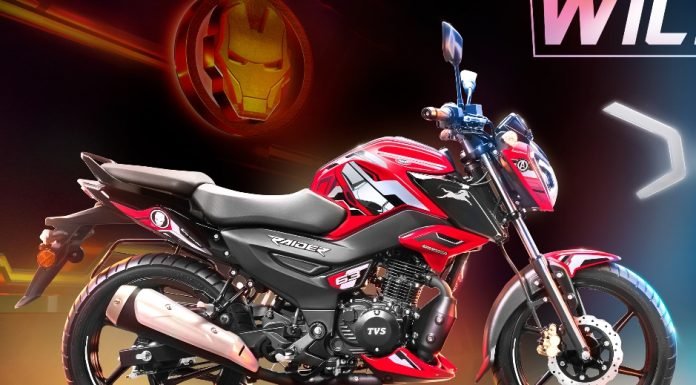 tvs raider sales