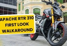 New TVS Apache RTR 310 FIRST Look Video