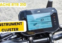 Apache RTR 310 Instrument Cluster: Quick Look