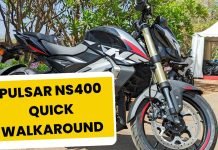 Biggest Pulsar NS400 – Quick WalkAround Video