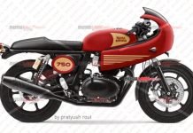 Royal Enfield Continental GT 750 Rendered, India Launch in 2026 Royal Enfield Continental GT 750