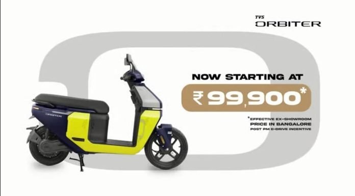 TVS Orbiter Electric Scooter TVS Orbiter Electric Scooter
