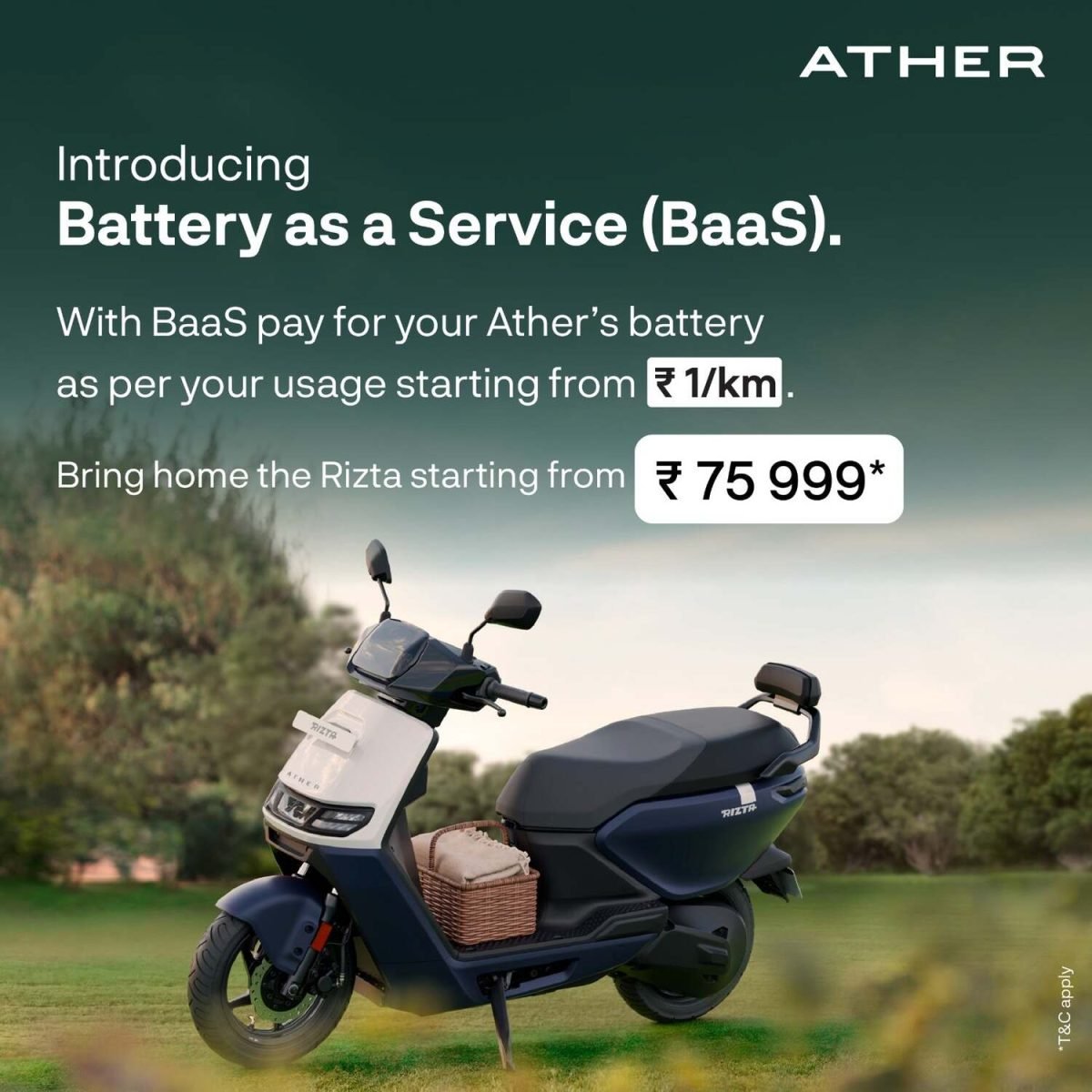 Ather Rizta BaaS model