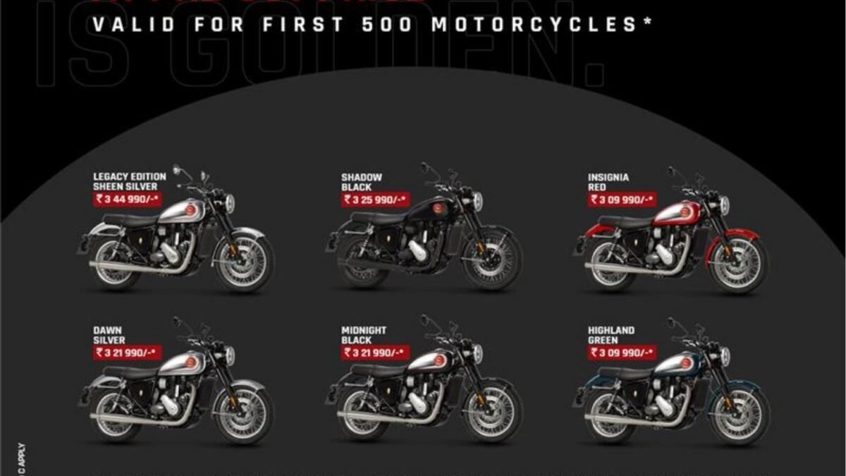 BSA Goldstar 650 Colours and Prices