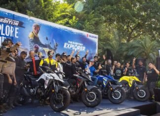 Suzuki Retails 1.22 Lakh Units in Nov 2025, 30% YoY Growth Suzuki V-Strom Himalayan Expedition