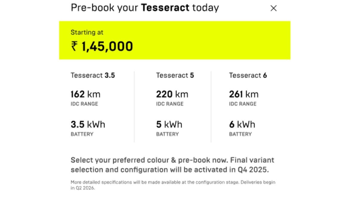 Ultraviolette Terrasect E-Scooter Delivery Timeline