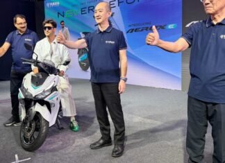 Yamaha Aerox-E Performance Electric Scooter Unveiled Yamaha Aerox-E