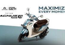 Ampere Magnus G Max Launch Price Rs 94,999 – 100+ Km Range Ampere Magnus G Max