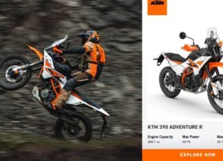 KTM 390 Adventure R Launch Price Rs 3.78 Lakh in India KTM 390 Adventure R India Website