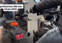 KTM 390 SMC R Spotted Testing Again in India KTM 390 SMC R