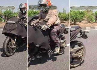 New SuperSports Bike Spied, TVS Apache RR 450 or BMW F 450 RR? TVS Apache RR 450