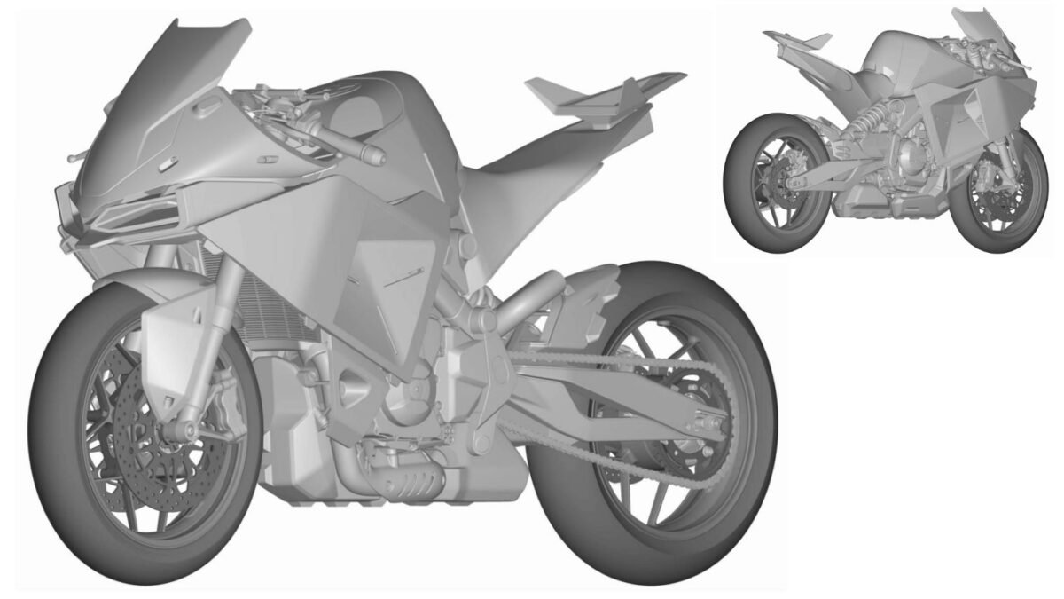 TVS Apache RR 450 Design Patent