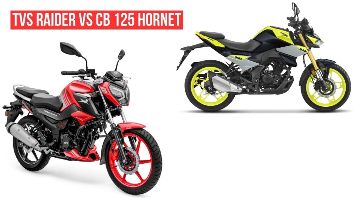 TVS Raider vs CB125 Hornet