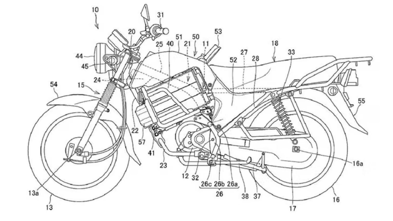 Curated visual reference: Fresh Look at New Honda Electric Commuter Bike Patent Filed