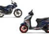 Honda June 2026 Sales: Activa, Shine, Unicorn, Dio, CB350, CB125 Hornet honda Dio and shine Editions