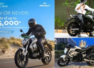 Revolt Electric Motorcycles Available with Discounts of up to Rs 25,000 Revolt Electric Motorcycles Discounts