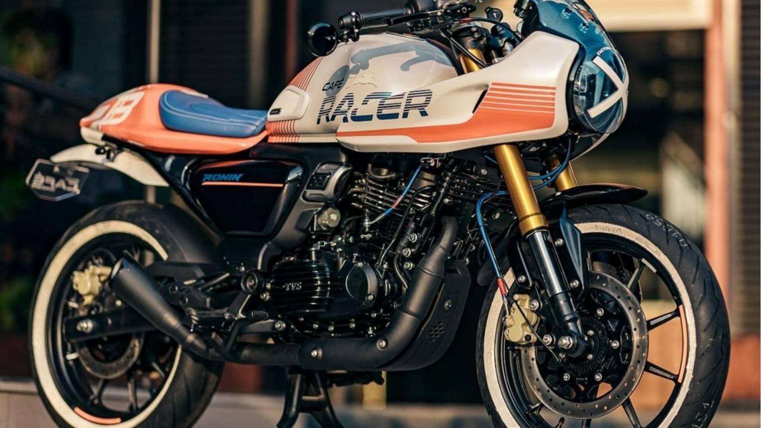 TVS Ronin Cafe Racer Design Patent Filed in India