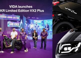 Vida VX2 Plus KKR Limited Edition Launch Price Rs 1.16 Lakh Vida VX2 Plus KKR Limited Edition