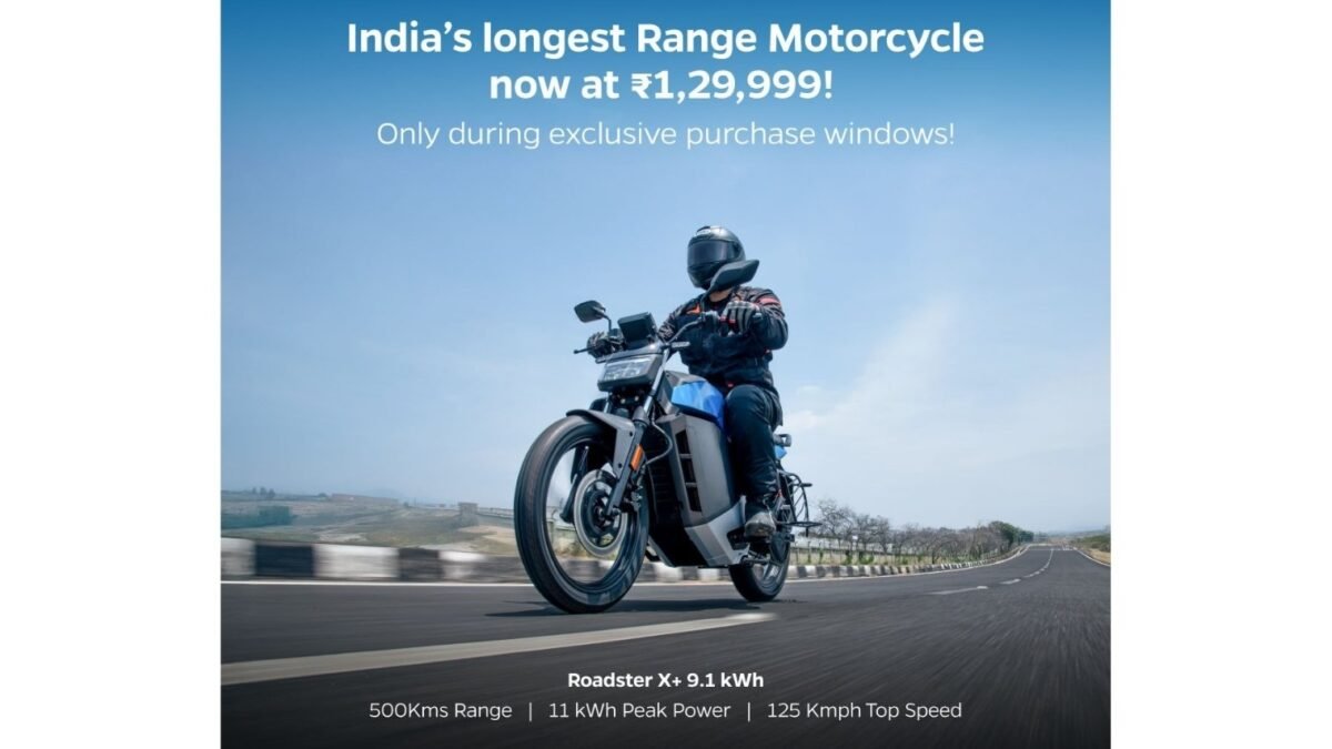 Ola Roadster X+ 9.1 kWh