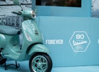 Vespa Tech 80th Limited Edition Breaks Cover in India Vespa Tech 80th Limited Edition