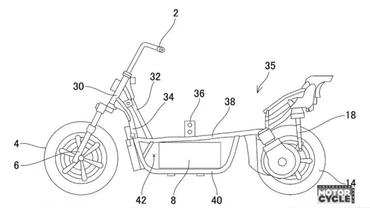 Toyota Hydrogen Cell Scooter Design Patent