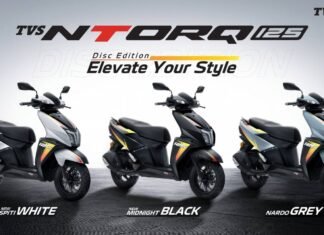 2026 TVS Ntorq 125 Launch Price Rs 82,500 – New Colours, Graphics 2026 TVS Ntorq 125 Disc Edition