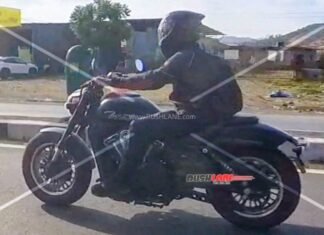 QJ SRV 600 V2 Spied Testing in India, RE Shotgun 650 Rival Launching Soon? QJ SRV 600 V2