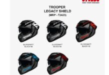 Studds Trooper Legacy Shield Helmet Launched at Rs 2,425 Studds Trooper Legacy Shield Helmet