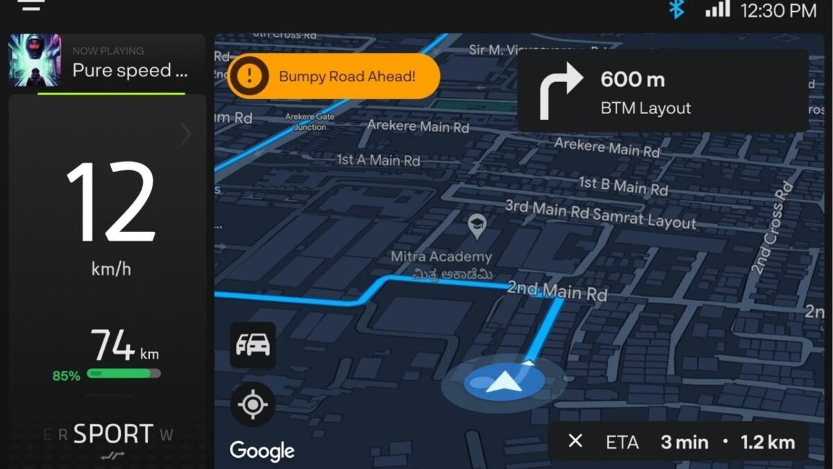 Ather Pothole+ Alerts Feature