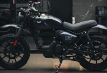 Royal Enfield Hunter 350 BatMod Is A Dark Take On The Modern Classic Custom Hunter 350 (2)