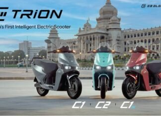 E3 Trion Electric Scooter Launch Price Rs 1 Lakh in India E3 Trion Electric Scooter
